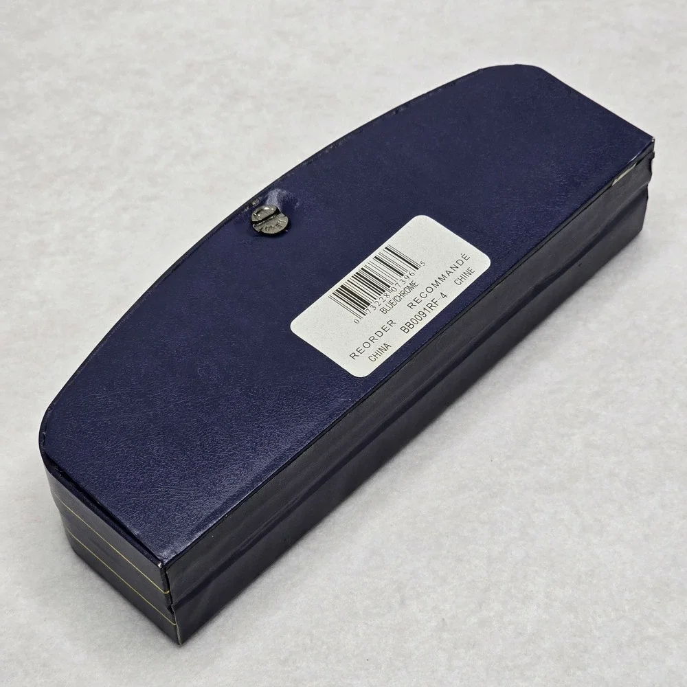 Bill Blass Blue Chrome Ballpoint Pen Mechanical Pencil Set Refills BB0091RF